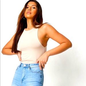 NWOT Sand bodysuit size 2 Racerback Seamless